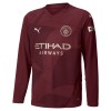 Officiële Voetbalshirt + Korte Broek Manchester City Derde 2024-25 Lange Mouw - Kids